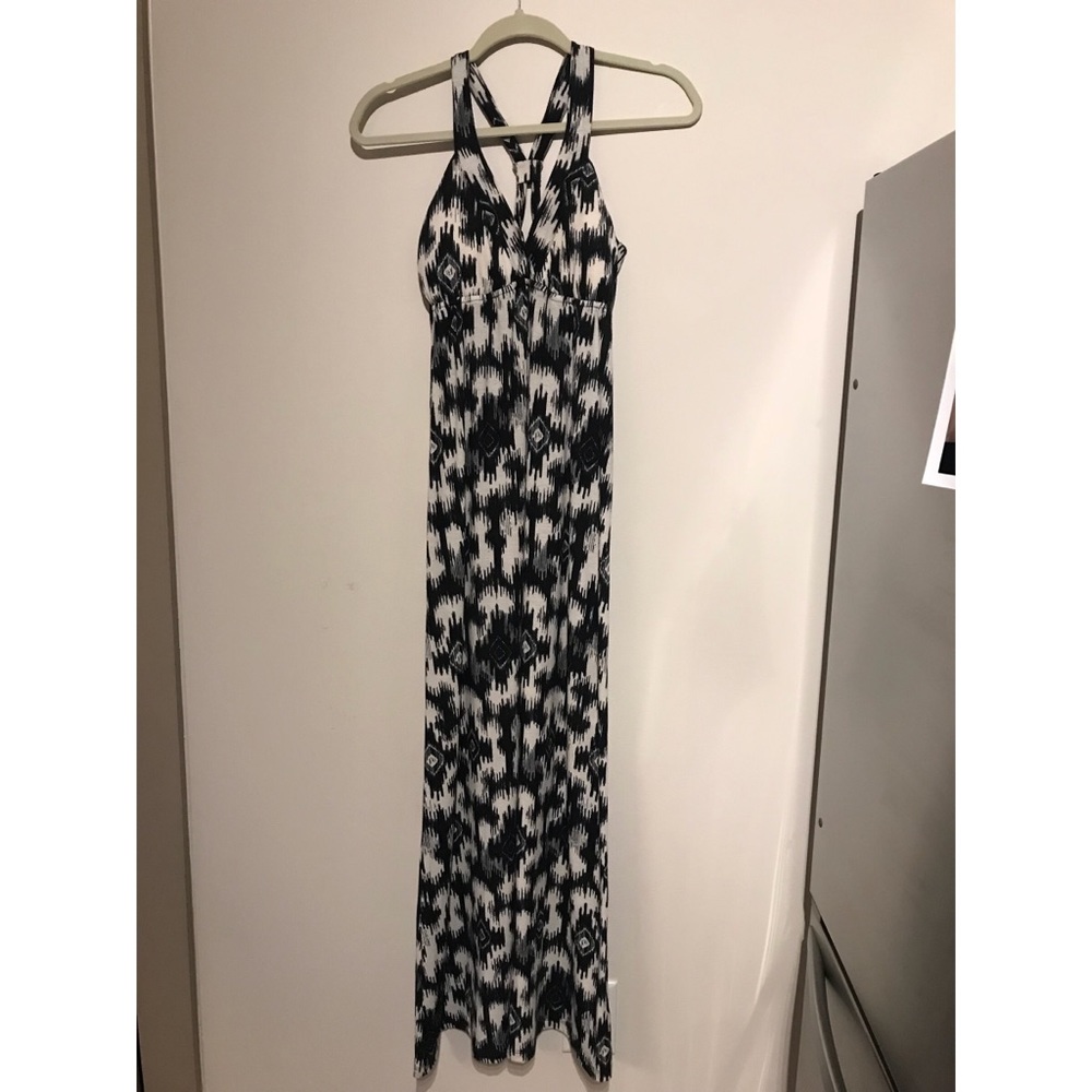 Bell du Jour Black and White Maxi Dress Size S